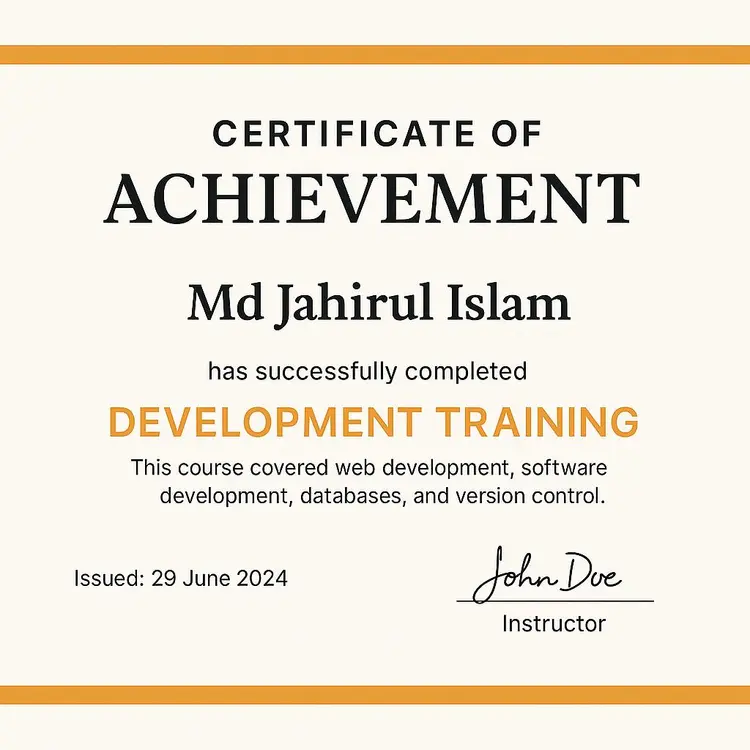 Development Training
